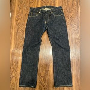 Iron Heart 21oz Selvedge Jeans Lot. IH-555S-21/ 555S-SBG. Size 34